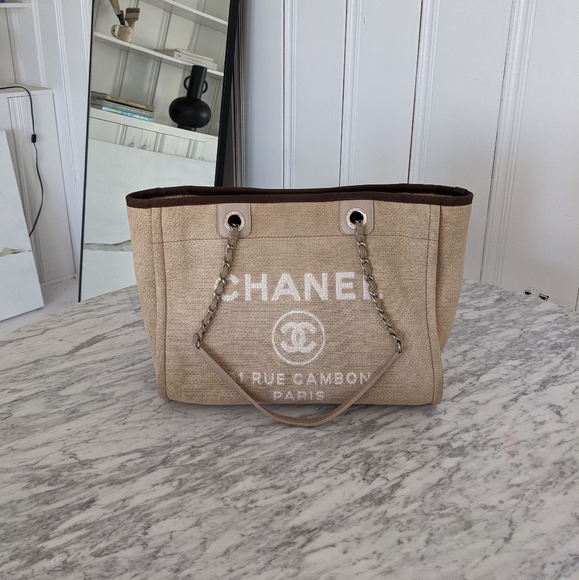 CHANEL Handbags - Sold - Chanel Deauville Tote